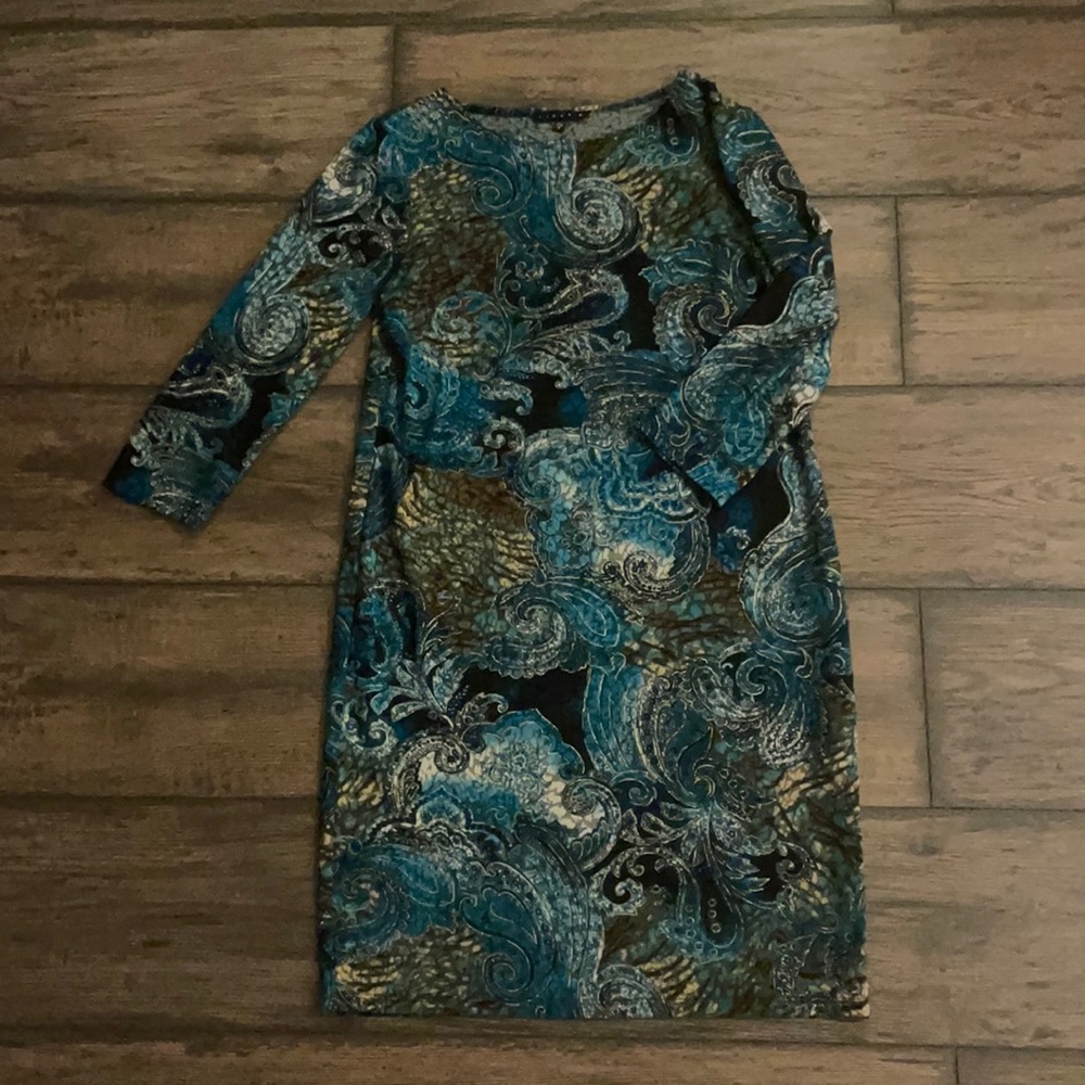 Tiana B. Half-Sleeve Dress